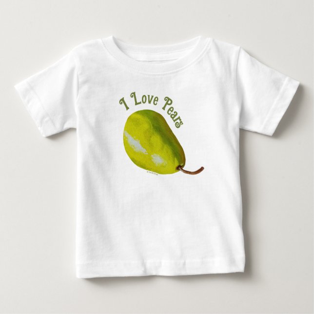 J'adore Pears Baby T-Shirt (Devant)