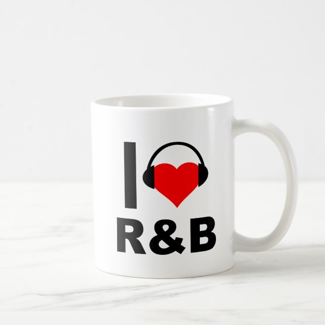 J'adore R&B Mug Drôle (Droite)