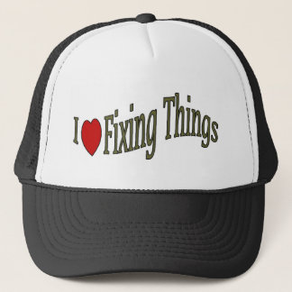 J'adore réparer les choses casquette