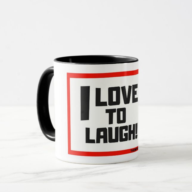 J'ADORE RIRE / CAFÉ MUG (Devant gauche)