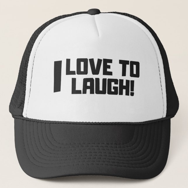 J'ADORE RIRE / casquette camionneur (Devant)
