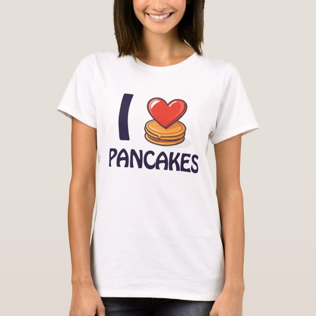 J'adore T-shirt Pancakes (Devant)