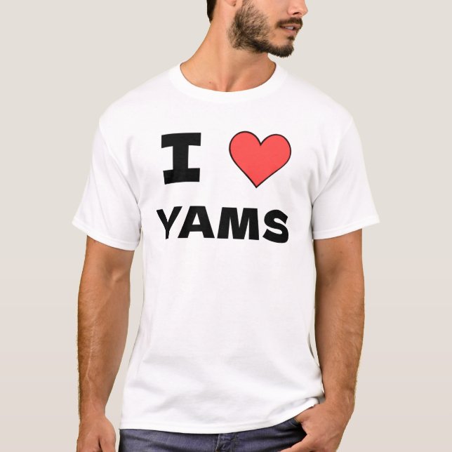 J'adore T-shirt Yams (Devant)