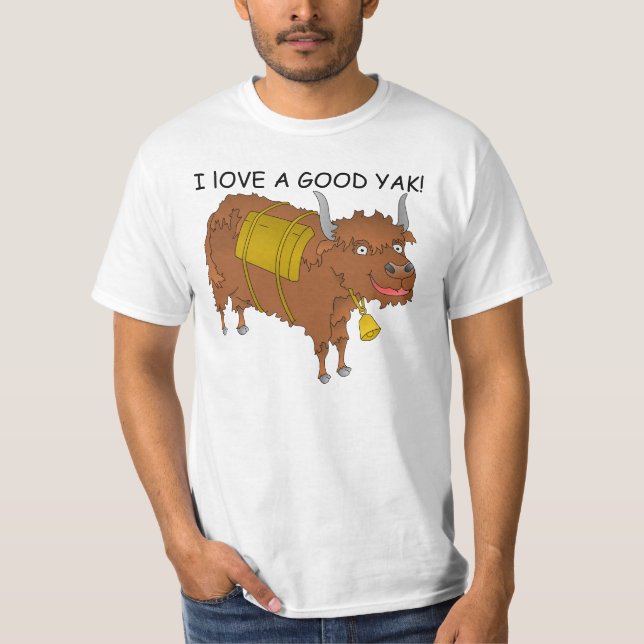 J'adore un bon t-shirt YAK (Devant)