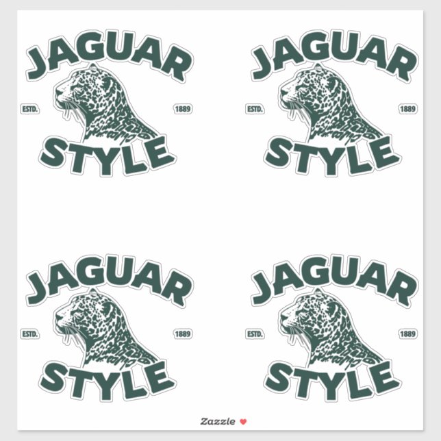 Jaguar Sticker (Feuille)