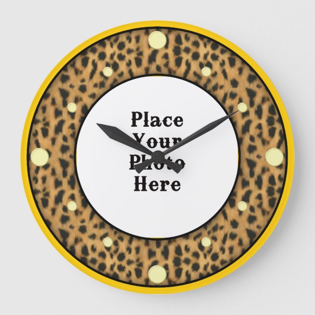 Jaguar Votre horloge murale photo (Recto)