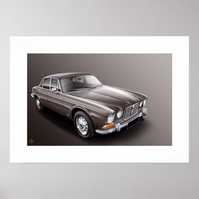 Jaguar XJ-6 Poster (Devant)