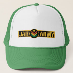 Jah Army - Reggae Rasta Roots - Casquette de camio
