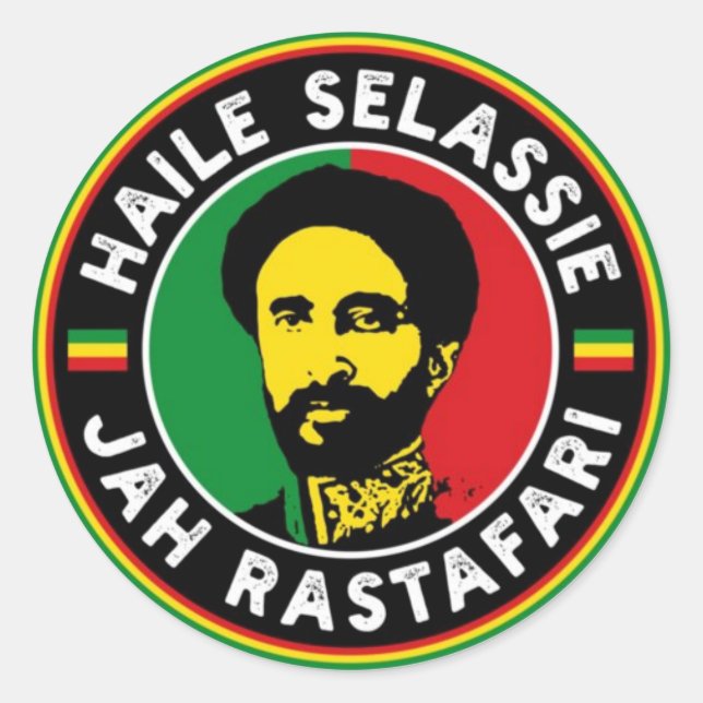 Jah Rasta Sticker (Devant)