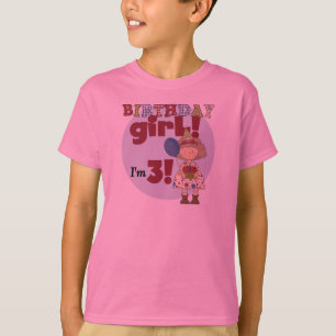 J'ai 3 Tshirts et cadeaux pour filles d'anniversai
