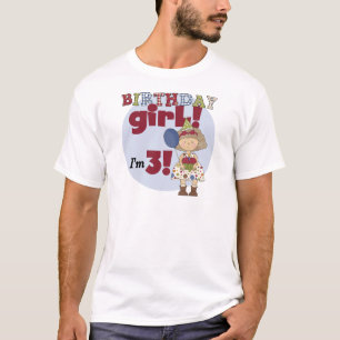 J'ai 3 Tshirts et cadeaux pour filles d'anniversai