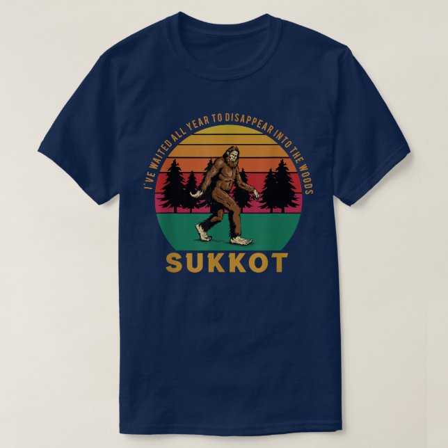 J'Ai Attendu Toute L'Année Pour Sukkot T-Shirt (Design devant)