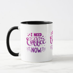 J'Ai Besoin De Café Maintenant Mug   Mug de café e