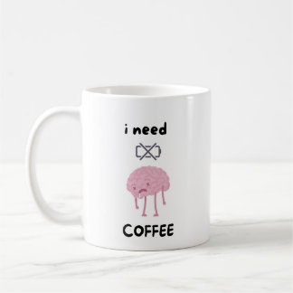 J'ai besoin de café - Mug drôle pour les amateurs 
