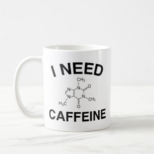 J'Ai Besoin De Caféine Café Mug