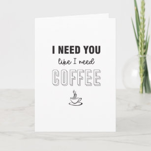 J'ai besoin de carte pliée à café
