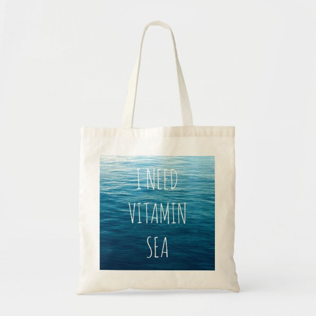 J'AI BESOIN DE LA MER de VITAMINE - mettez en sac (Devant)
