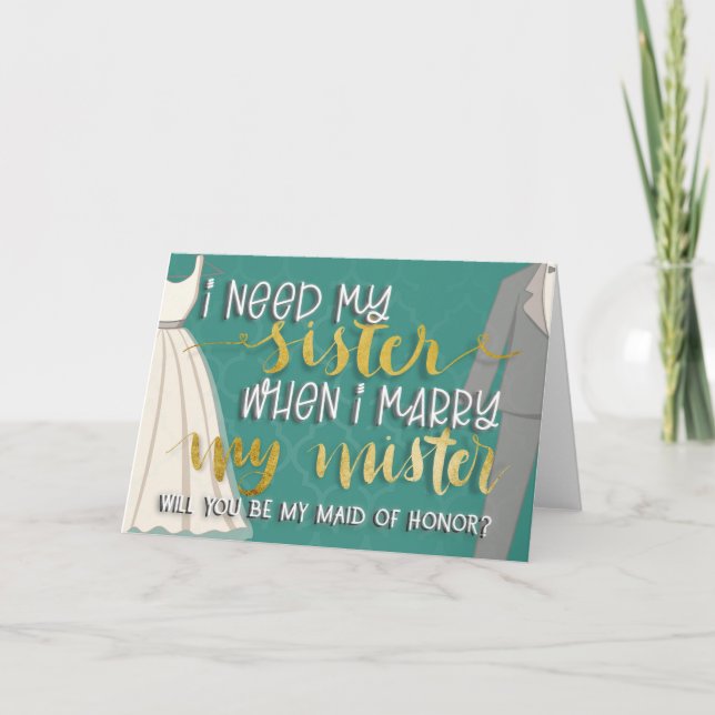 J'ai besoin de ma soeur quand j'épouse ma carte mi (Devant)