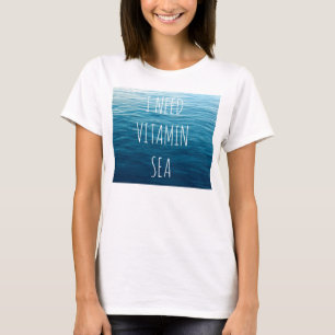 J'AI BESOIN DE VITAMIN SEA - T-shirt avec arrière
