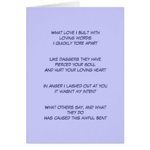 J'ai blessé votre coeur