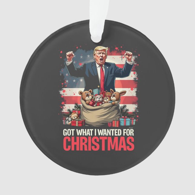 J'Ai Ce Que Je Voulais Pour Noël Trump Père Noël (devant)