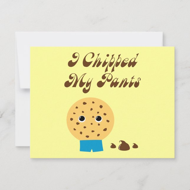 J'Ai Chiffré Mon Pantalon Chocolat Chip Cookie (Devant)
