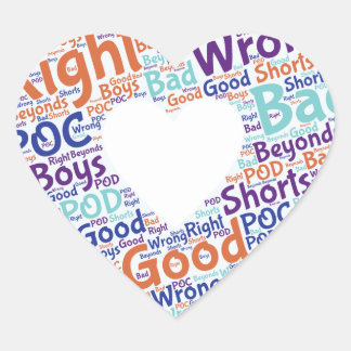 J'ai "coeur" les Stickers de déclaration de compen