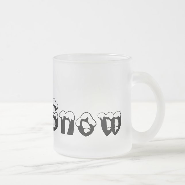 J'Ai Coeur Neige Gelée Mug (Droit)