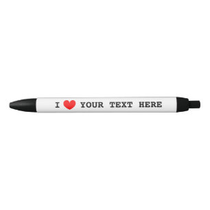 J'ai coeur promo stylo avec coutume j'aime le text
