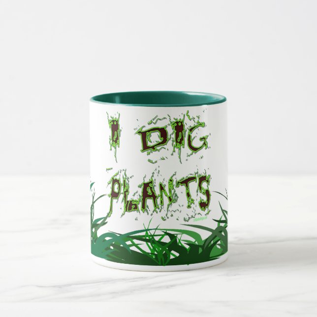 J'Ai Creg Plante Gardener Slogan Coffee Mug (Centre)