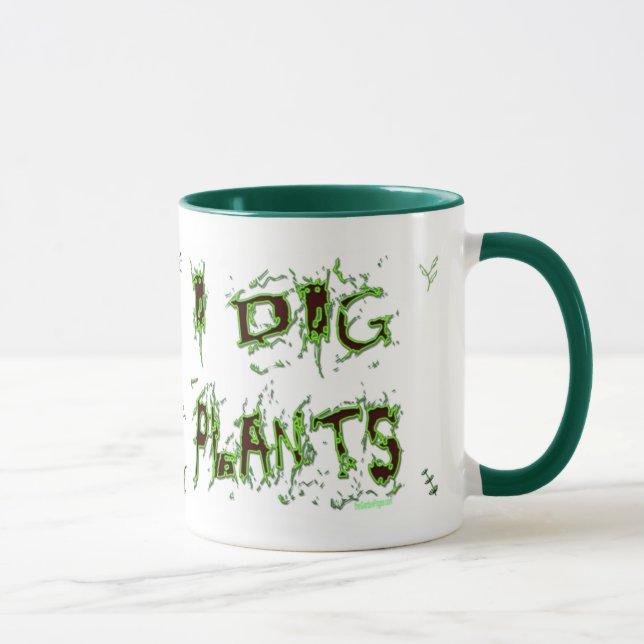 J'Ai Creg Plante Gardener Slogan Coffee Mug (Droite)