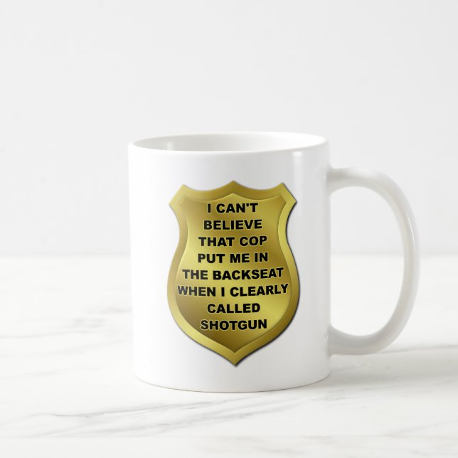 J'ai crié "fusil de chasse" Mug drôle (Droite)