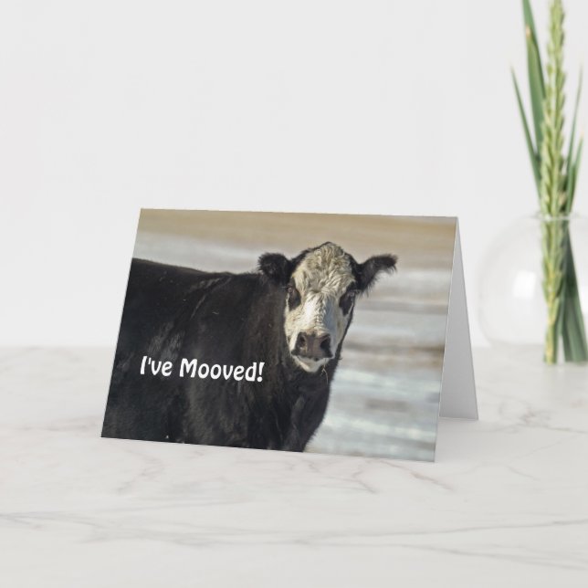 J'ai déménagé ! Carte de vœux (Devant)
