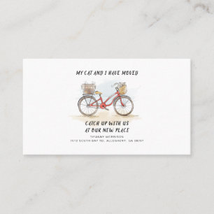 J'ai déménagé Changement d'adresse Faire-part de d