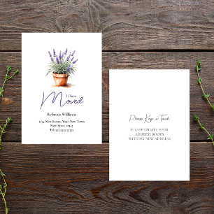 J'ai déménagé Changement d'adresse Faire-part de d