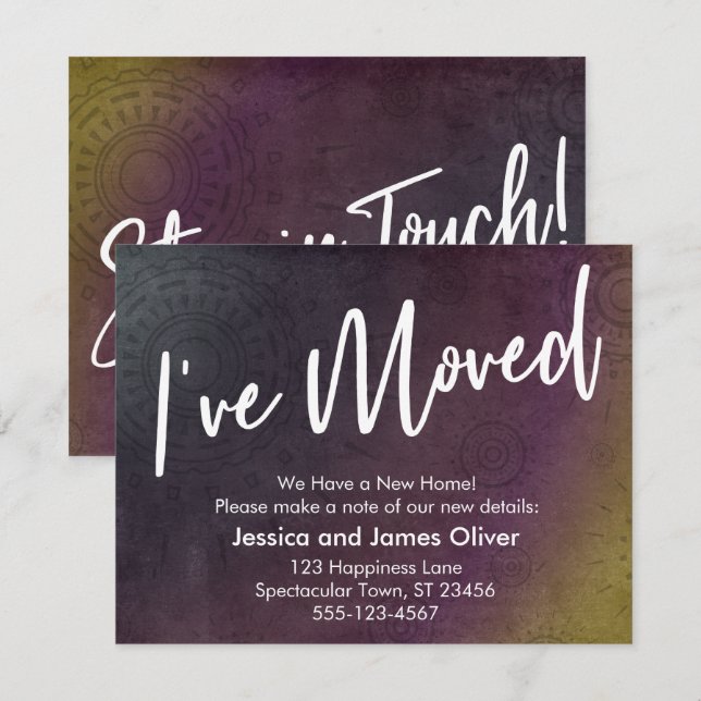 J'ai déplacé la carte graphique de gravure multico (Devant / Derrière)