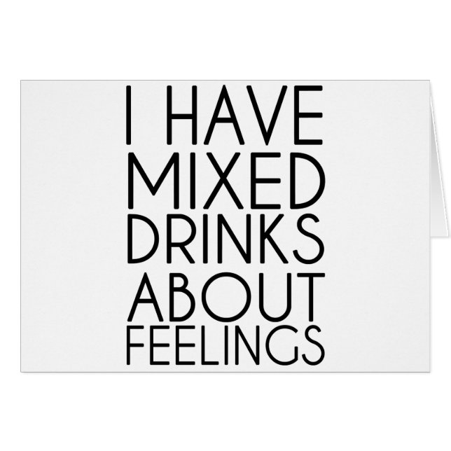 J'AI DES COCKTAILS AU SUJET DES SENTIMENTS (Devant horizontal)