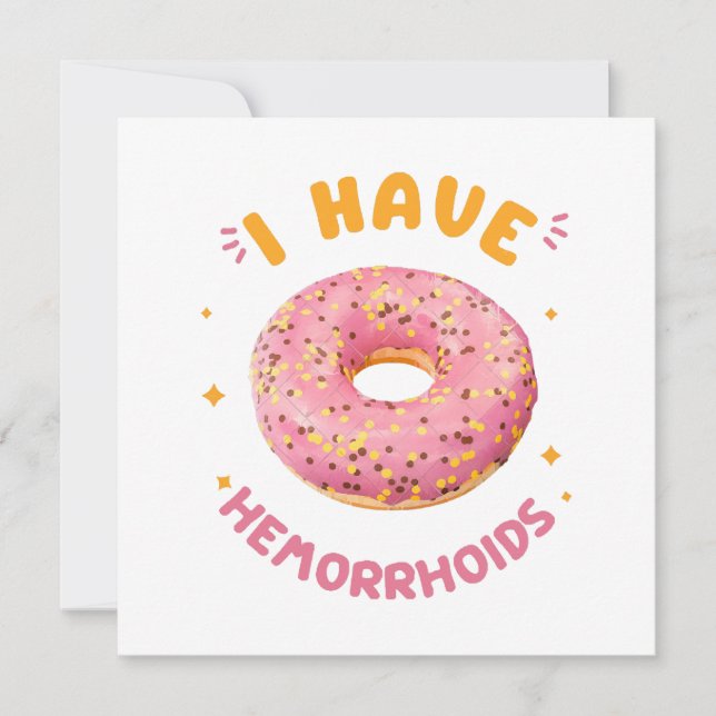 J'ai des hémorroïdes (Devant)