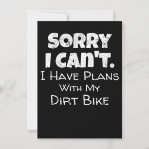 J'Ai Des Plans Avec Mon Dirt Vélo Cadeau