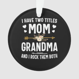 J'ai deux titres Maman et Grand-mère