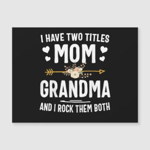 J'ai deux titres Maman et Grand-mère