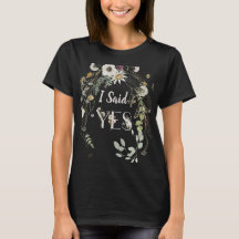J'AI DIT OUI ! T-shirt FLORAL SAUVAGE