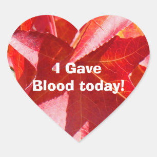 J'ai donné du sang Aujourd'hui autocollants de san