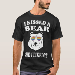 J'Ai Embrassé Un Ours Et J'Ai Aimé Ça, T-Shirt Gay