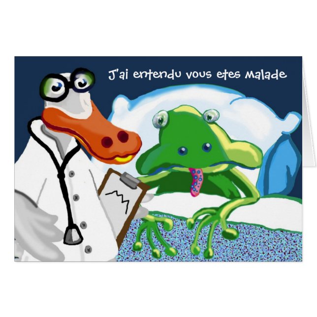 J'ai Entendu vous etes melade (Devant horizontal)