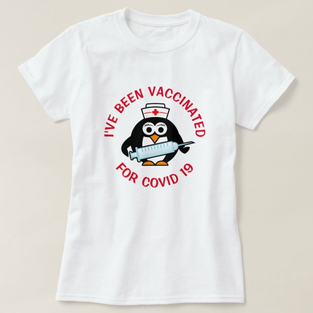 J'ai été vacciné contre la pandémie t-shirt pour l (Design devant)