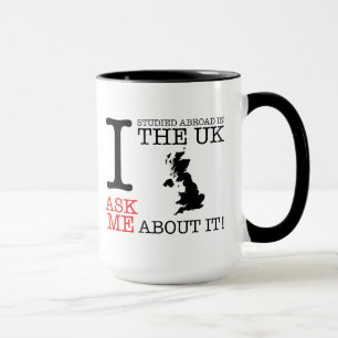 J'ai étudié à l'étranger dans la tasse BRITANN