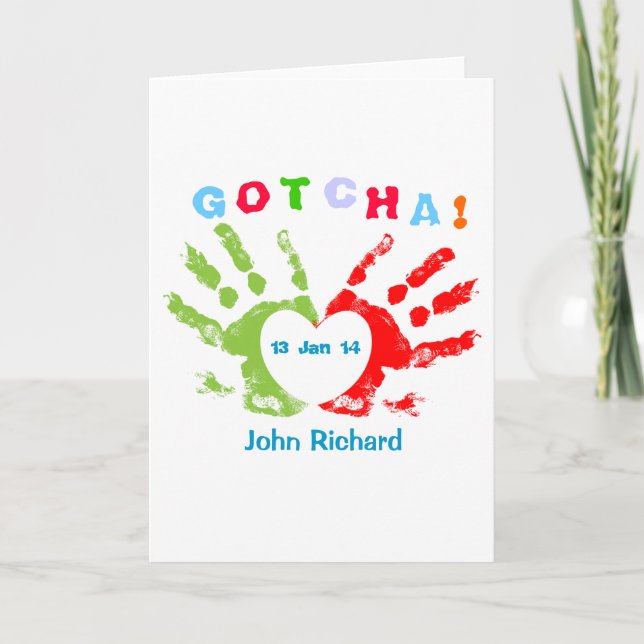 J'ai eu la journée ! Faire-part d'adoption (Devant)