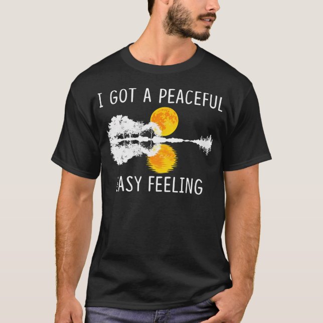J'ai eu un T-shirt avec une sensation de paix faci (Devant)