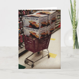 « J'ai faim, les amis. » Carte d'anniversaire